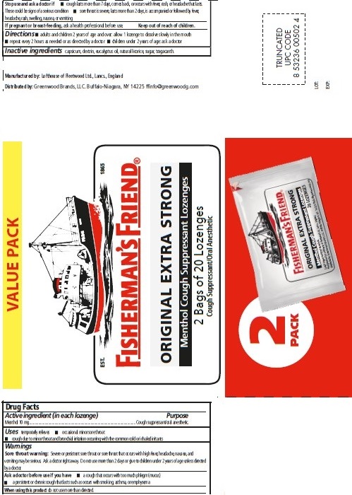 Pill image for Original Extra Strong 2 Bags Of 20 Lozenges