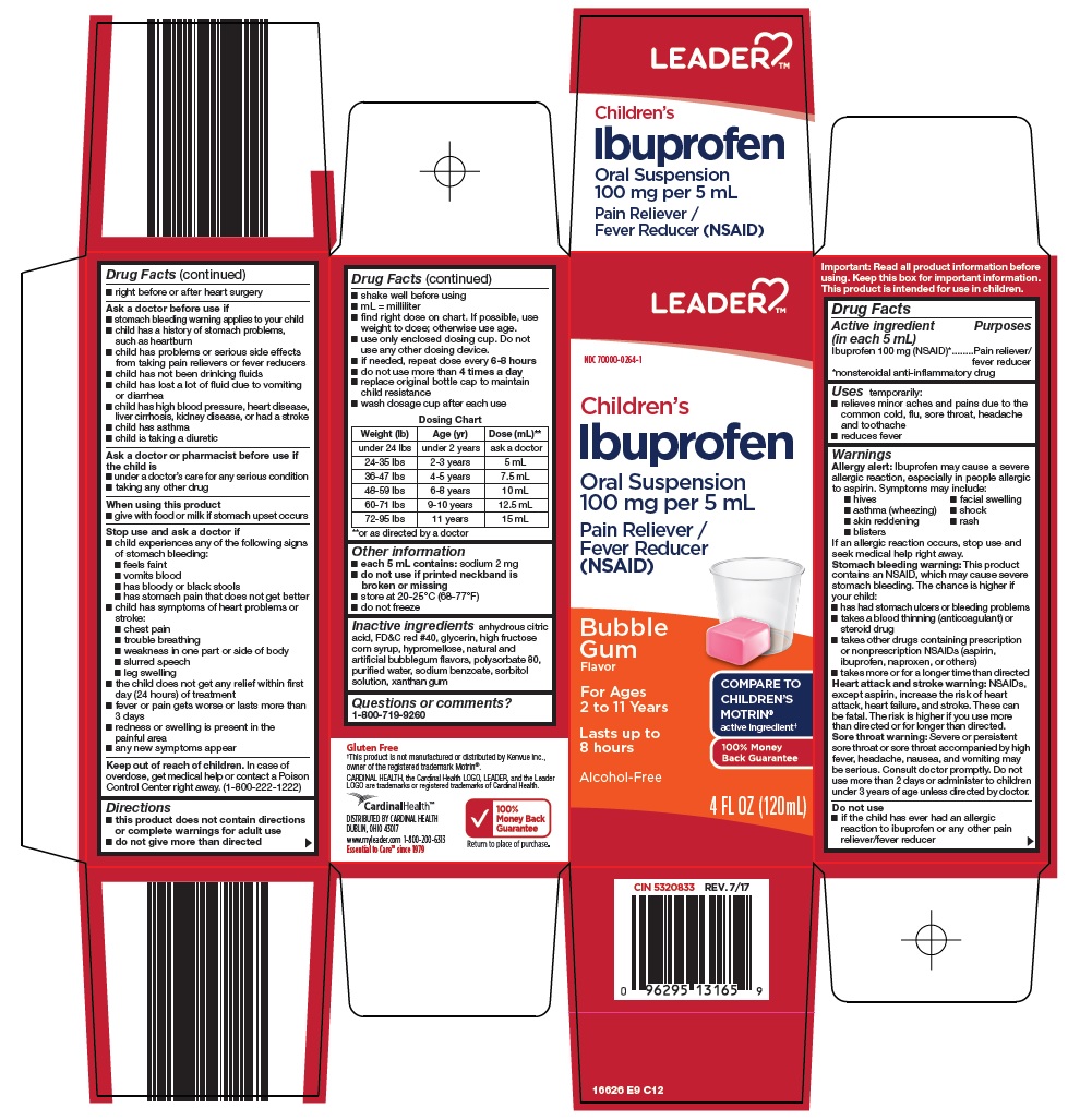 Pill image for Cardinal Health Ibuprofen Drug Facts