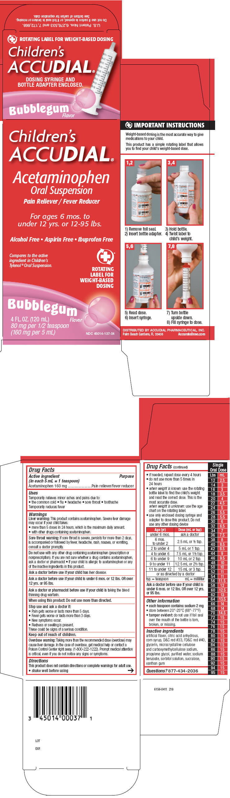 Pill image for Children's Accudial®