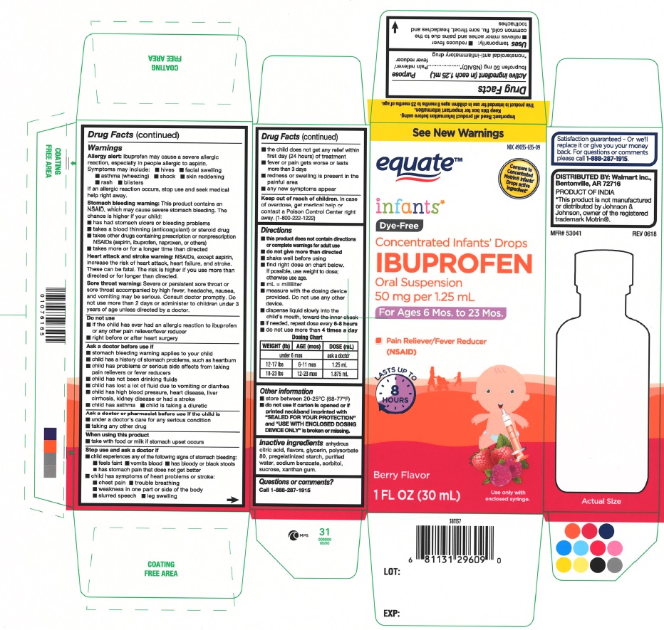 Pill image for Equate Concentrated Ibuprofen Infants Drops