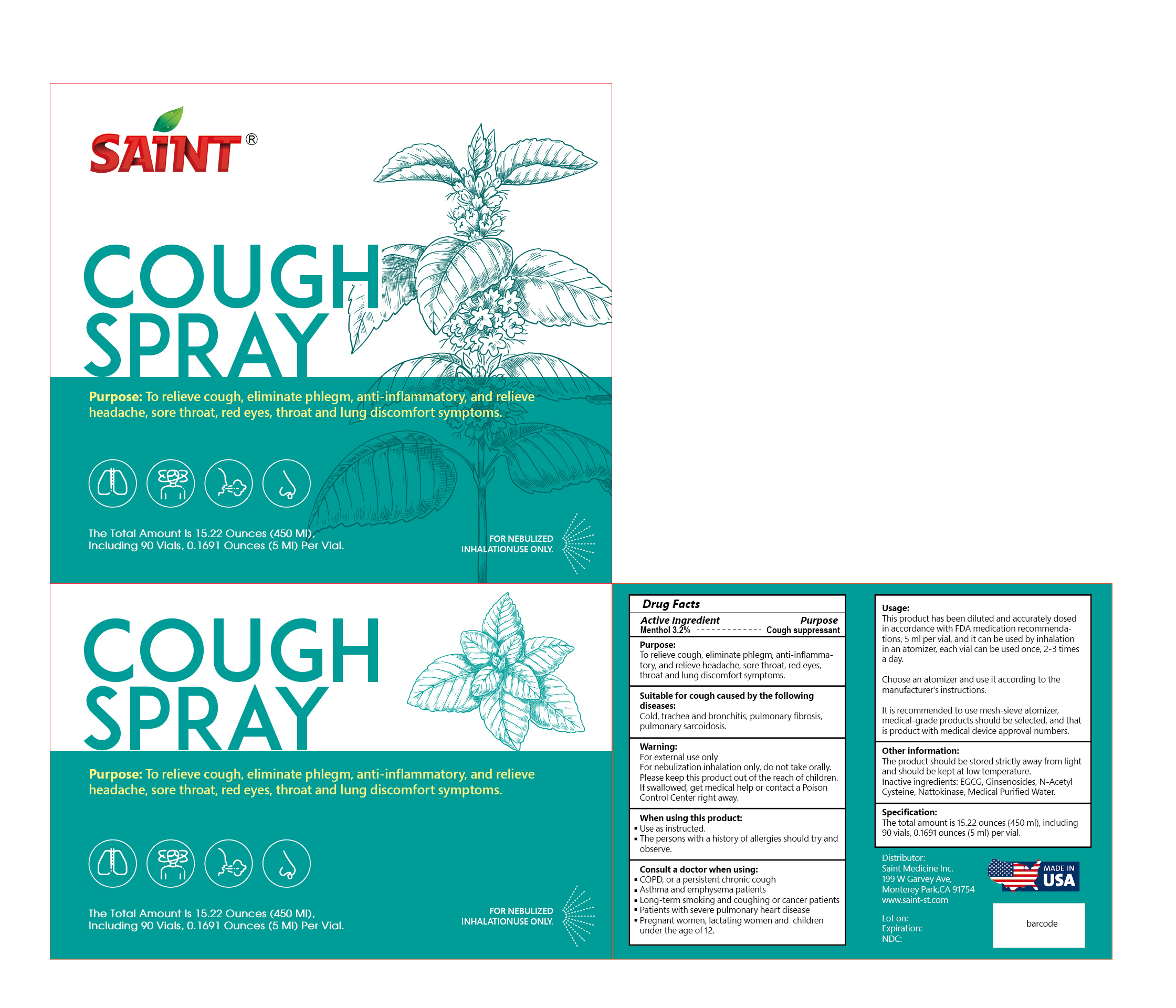 Pill image for Saint Cough Spray