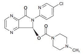 Pill image for these highlights do not include all the information needed to use eszopiclone tablets safely and effectively. see full prescribing information for eszopiclone tablets.