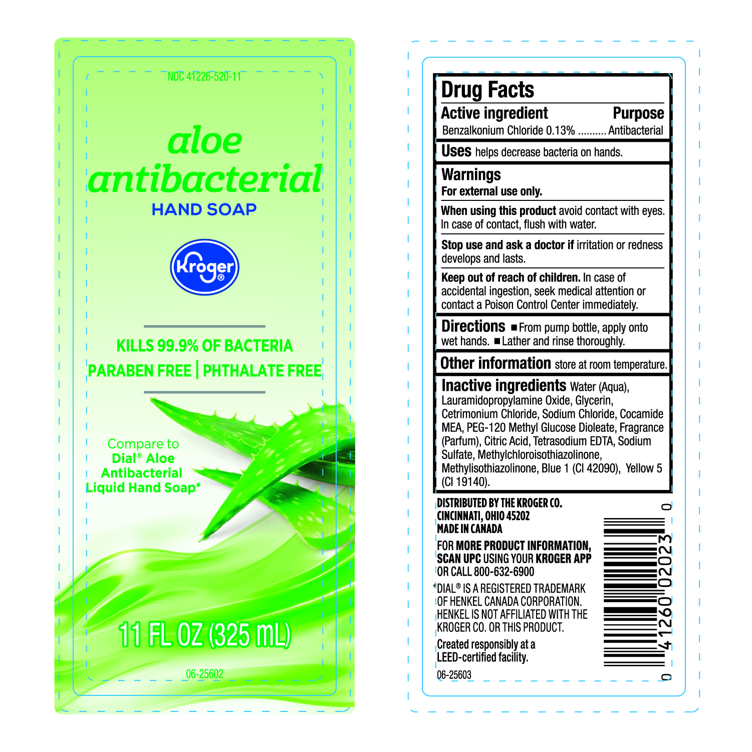 Pill image for Kroger-aloe Antibacterial Hand Soap