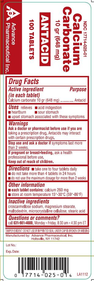 Pill image for Calcium Carbonate 10 Gr (648 Mg)