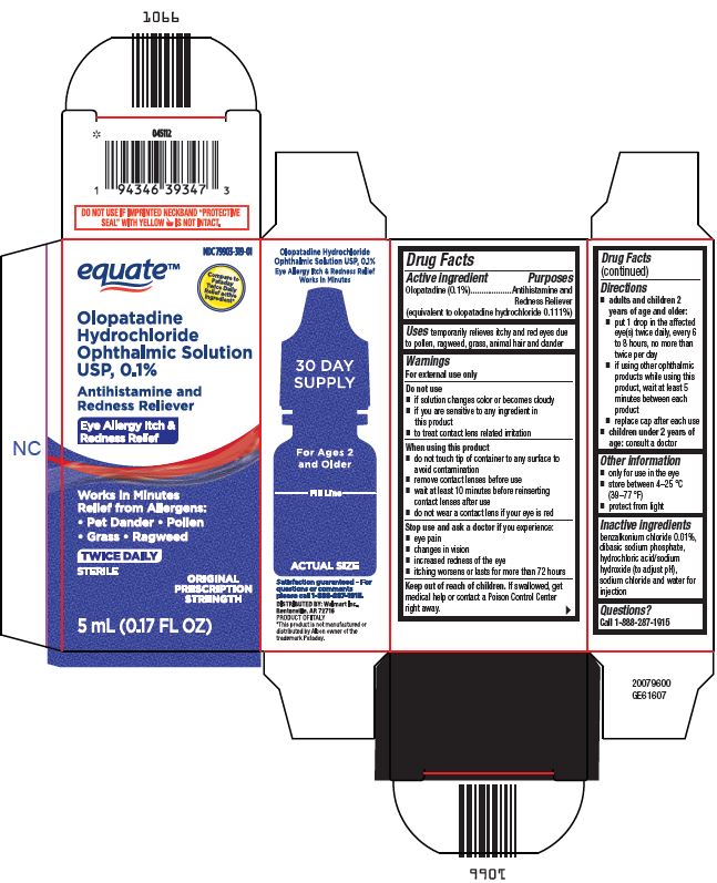 Pill image for Equate Olopatadine Hydrochloride Ophthalmic Solution Usp, 0.1%