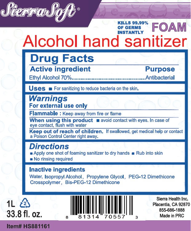 Pill image for Cwgc (as Pld) - Sierra Soft Alcohol Hand Sanitizer Foam (70415-100)