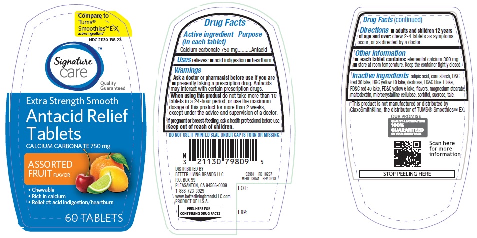 Pill image for Signature Care Extra Strength Smooth Antacid Assorted Fruit 