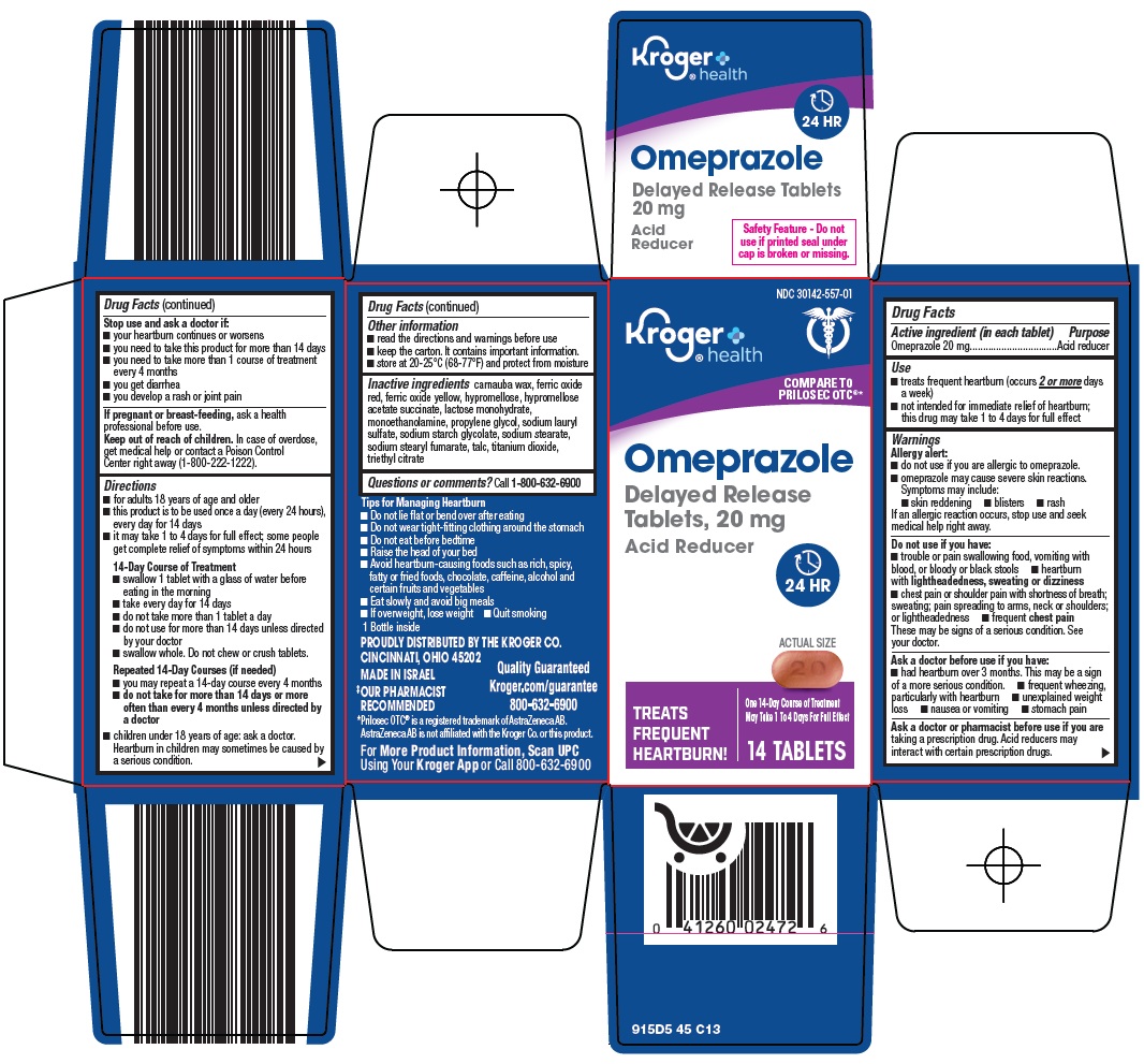 Pill image for Kroger Co. Omeprazole Drug Facts