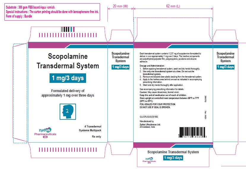 Pill image for Scopolamine Transdermal System