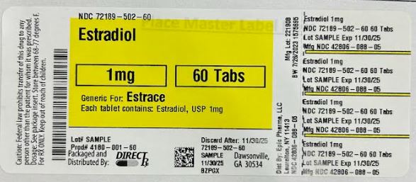 Pill image for Estradiol