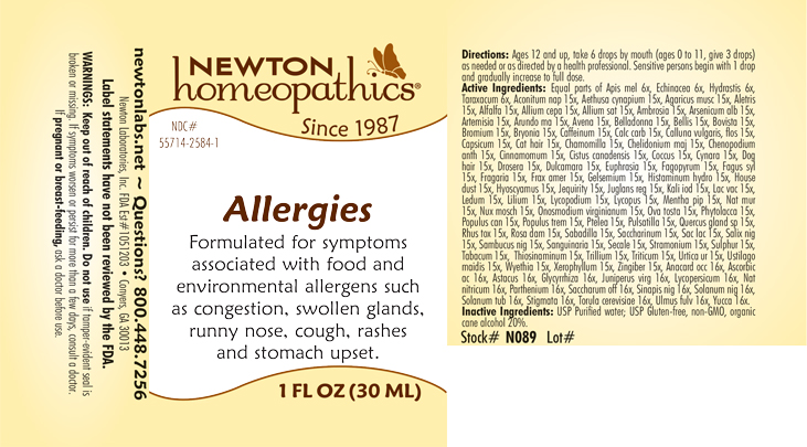 Pill image for Allergies 2584l