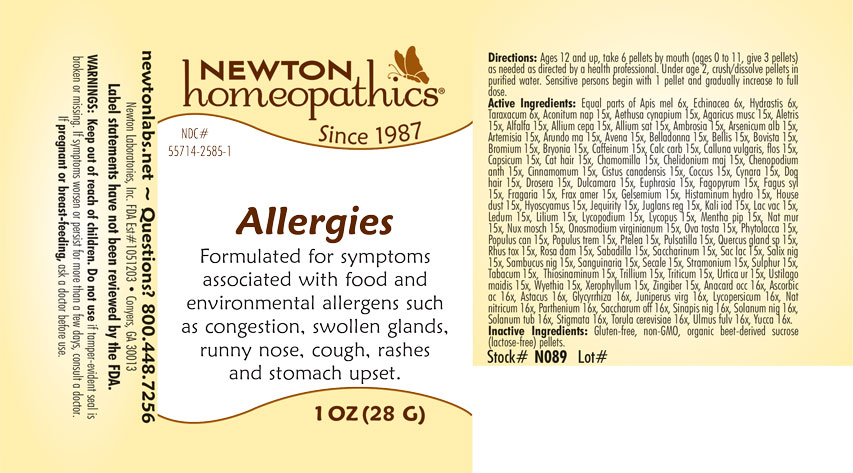 Pill image for Allergies 2585p