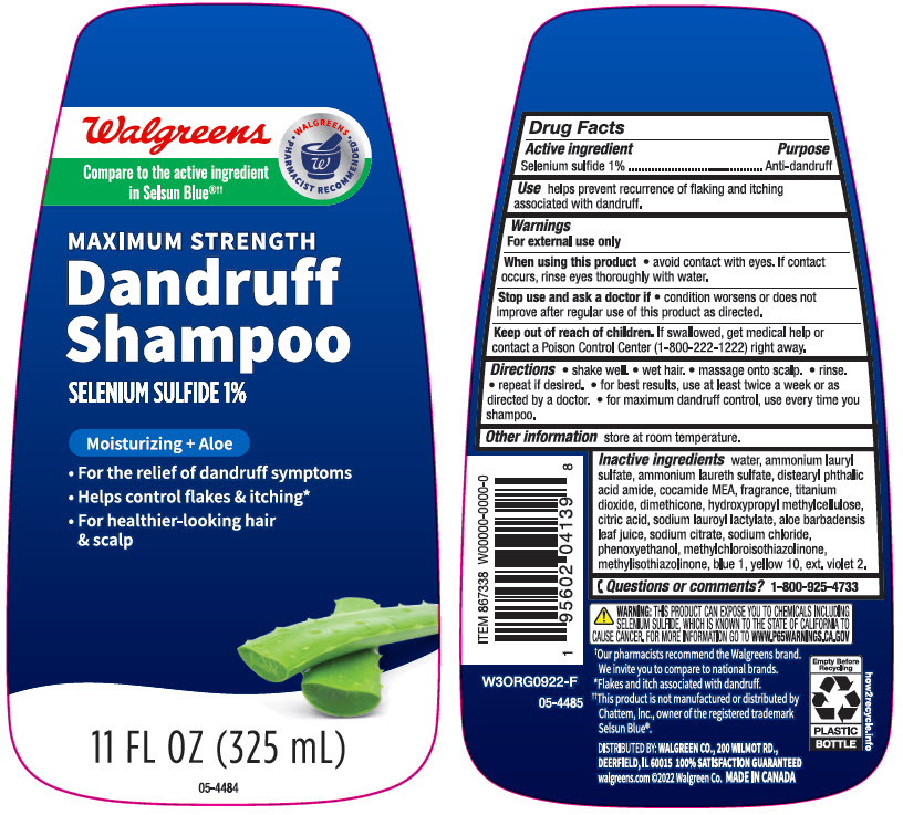 Pill image for Walgreens Dandruff Shampoo Maximum Strength