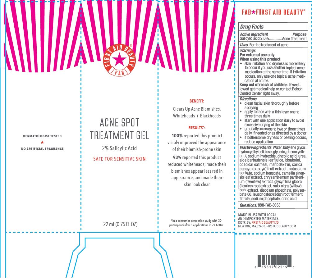 Pill image for first aid beauty fab acne spot treatment gel