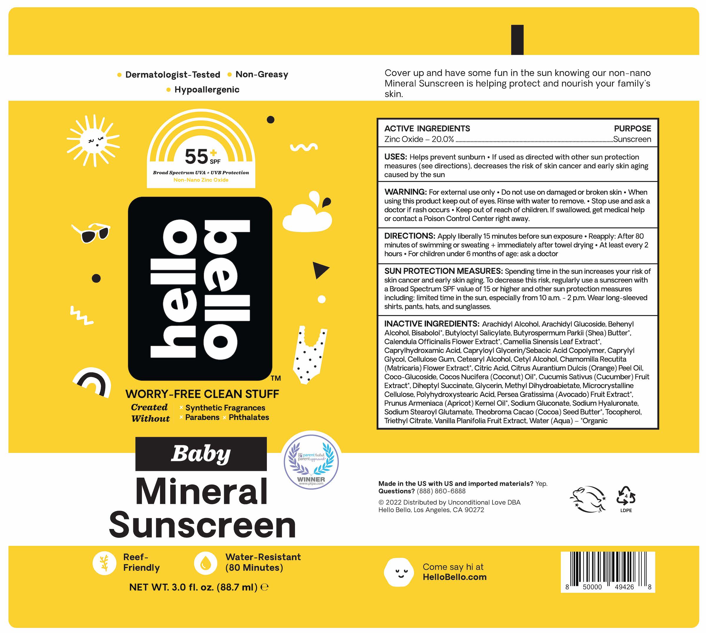 Pill image for Baby Mineral Sunscreen Spf55+