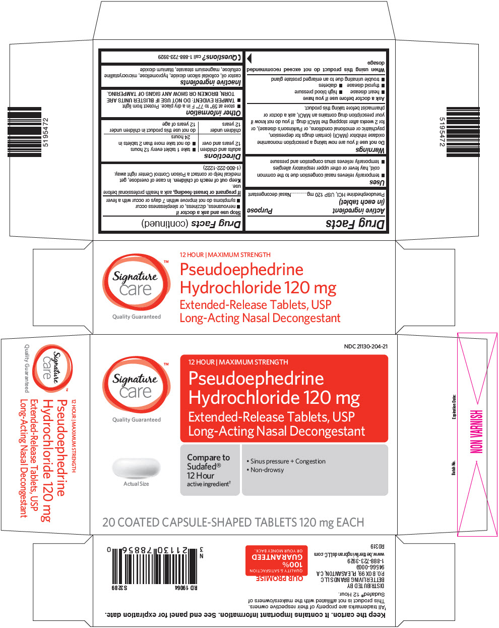 Pill image for Pseudoephedrine Hydrochloride
