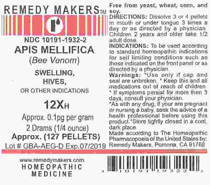 Pill image for Apis Mellifica 12x (bee Venom)