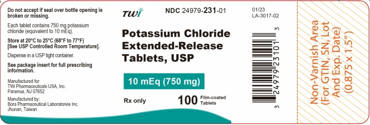 Pill image for These Highlights Do Not Include All The Information Needed To Use Potassium Chloride Extended-release Tablets Safely And Effectively. See Full Prescribing Information For Potassium Chloride Extended-release Tablets.