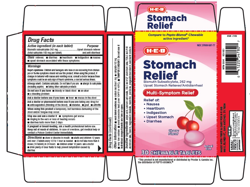 Pill image for Heb Stomach Relief Cherry