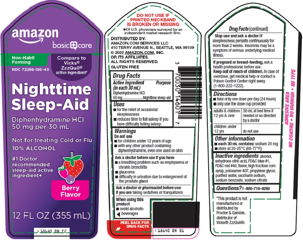 Pill image for Amazon Nighttime Sleep-aid Drug Facts