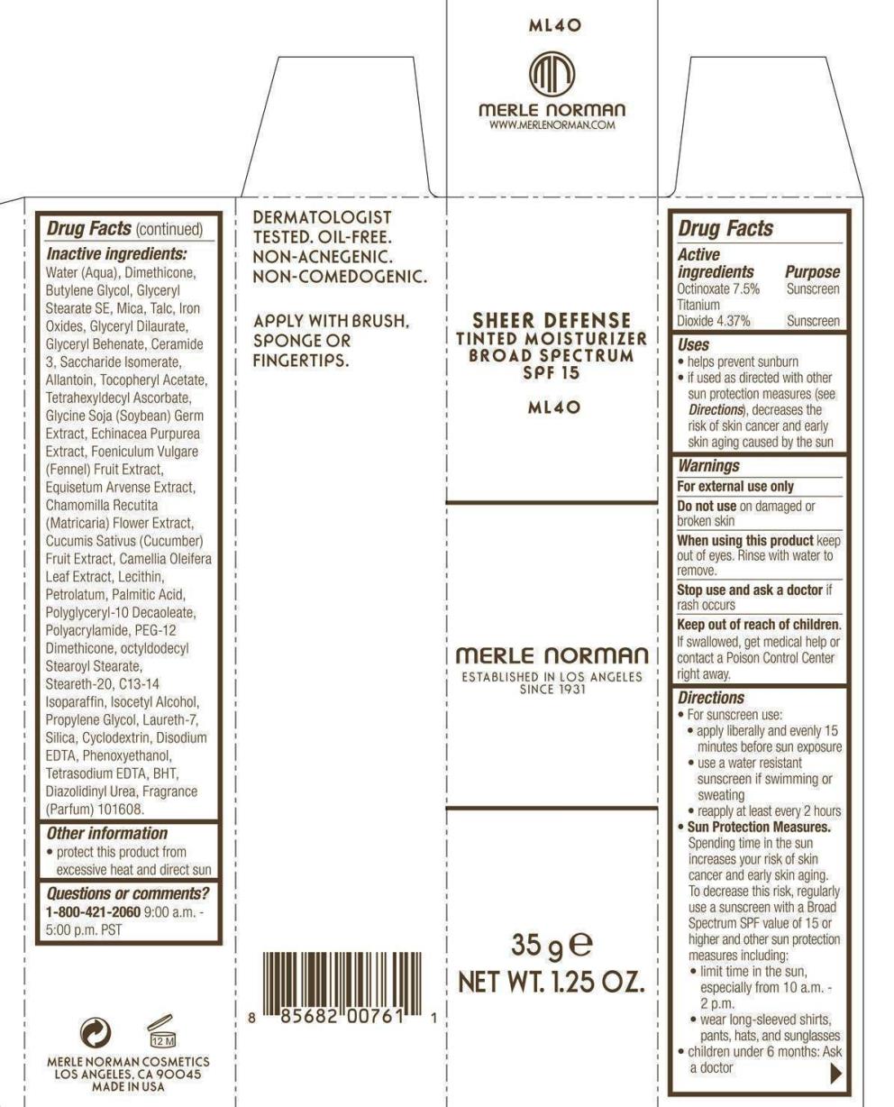 Pill image for Sheer Defense Tinted Moisturizer Broad Spectrum Spf 15 Ml 40