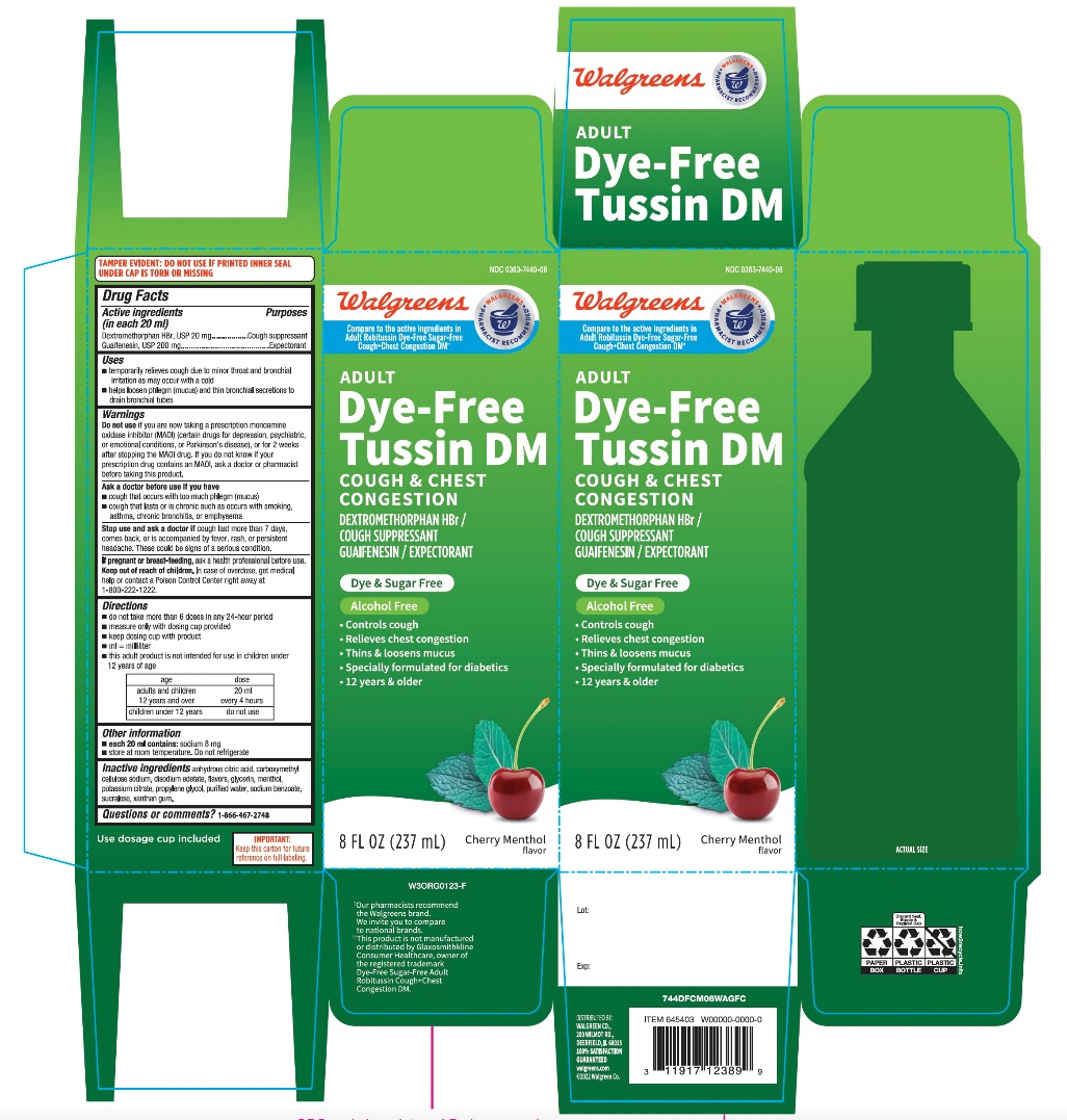 Pill image for Walgreen Adult Cough+chest Congestion Dm Drug Facts