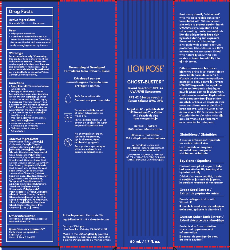 Pill image for Lion Pose Ghost-buster Broad Spectrum Spf 42 Sunscreen
