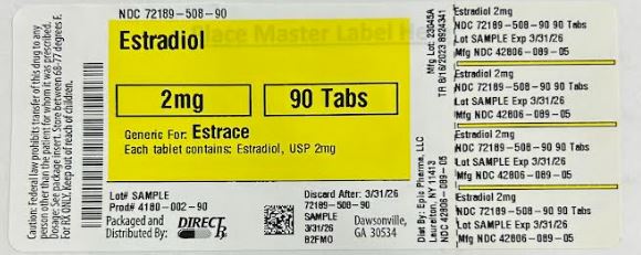 Pill image for Estradiol