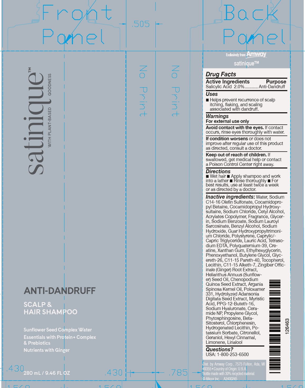 Pill image for Satinique Anti Dandruff Scalp And Hair Shampoo