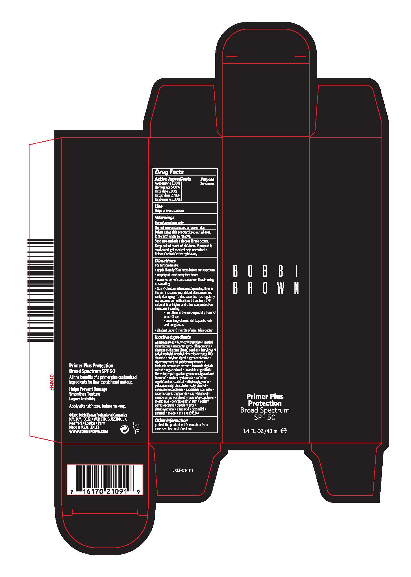 Pill image for Bobbi Brown Primer Plus Protection Broad Spectrum Spf50