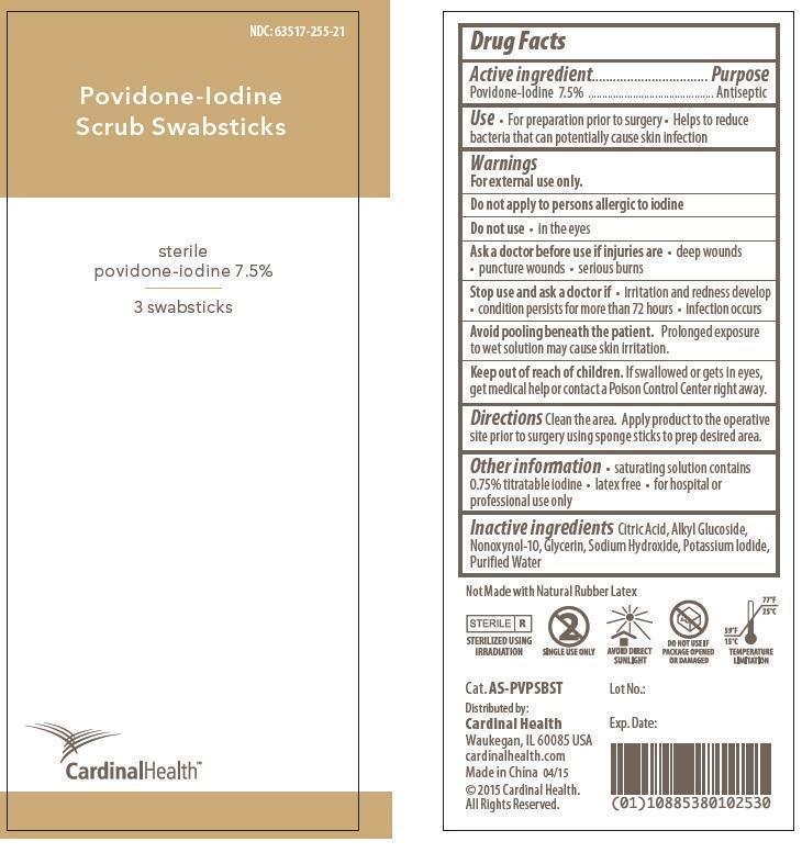 Pill image for Povidone-iodine Scrub Swabsticks Sterile
