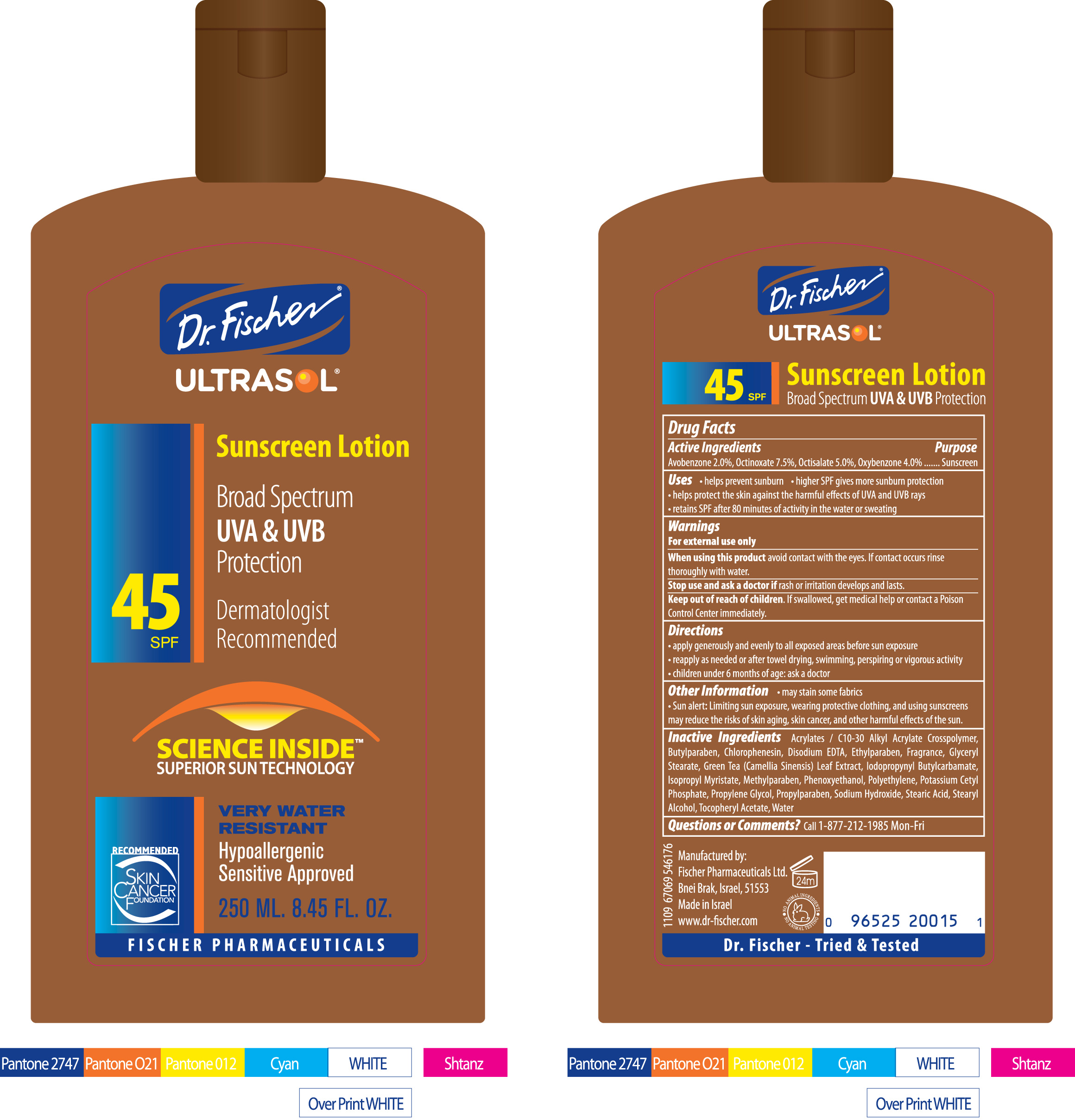 Pill image for Dr. Fischer Ultrasol Sunscreen Lotion Spf45