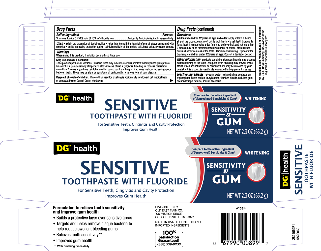 Pill image for 5820069 Rexall Sensitivity & Gum