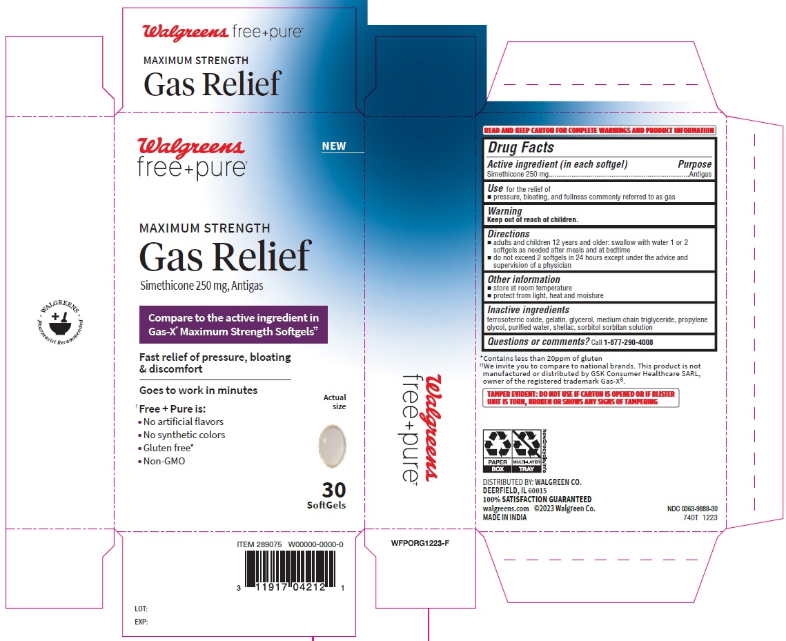 Pill image for Walgreens Simethicone 250 Mg Capsules Dye Free