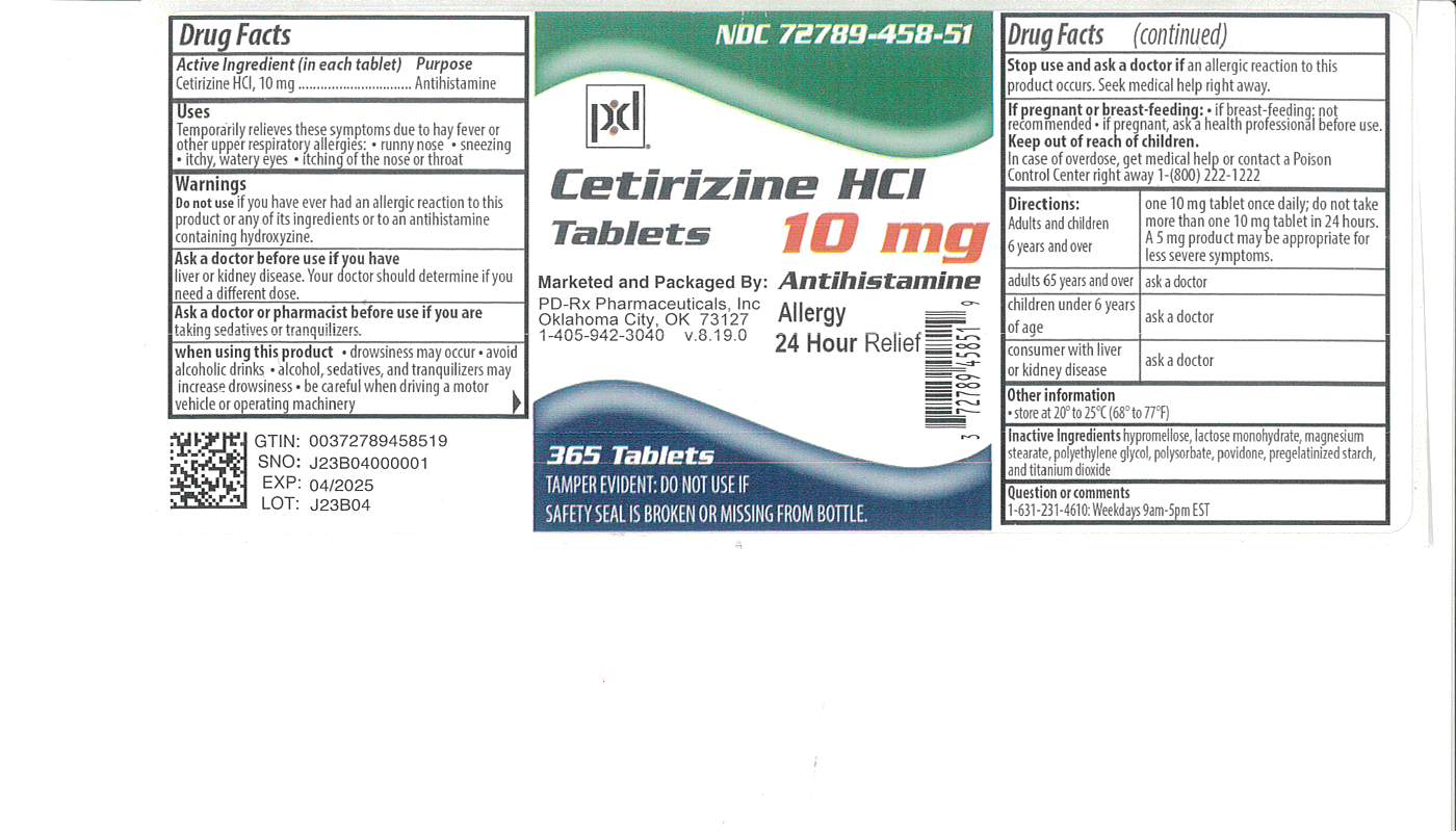 Pill image for Cetirizine Hydrochloride Tablets 10 Mg