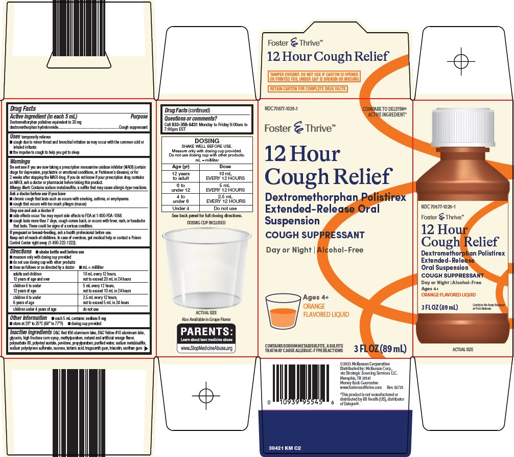 Pill image for Mckesson 12 Hour Cough Relief Drug Facts