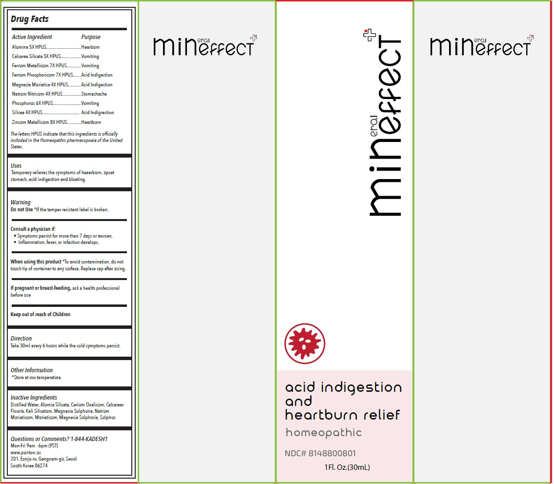 Pill image for Mineffect Acid Indigestion And Heartburn Relief