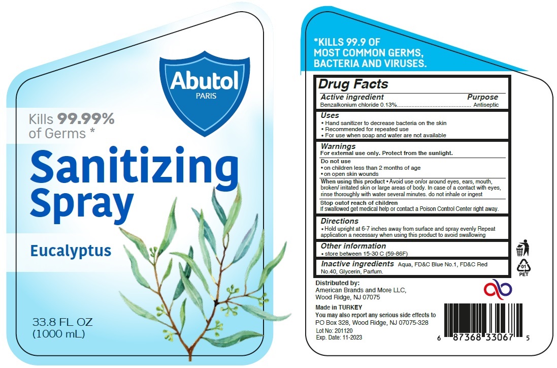 Pill image for Abutol Paris Sanitizing Spray Eucalyptus