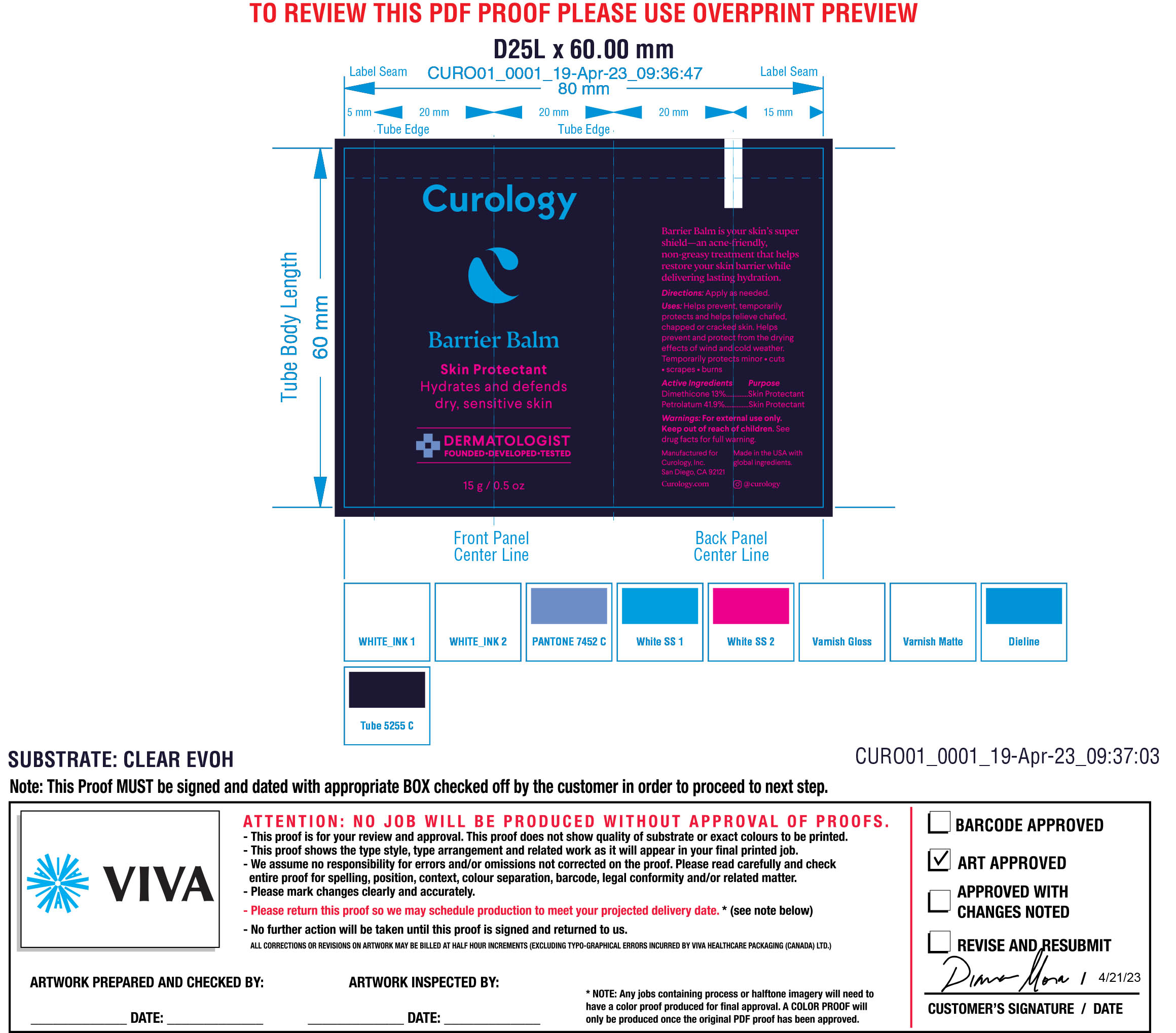Pill image for Curology - Barrier Balm (82575-302)