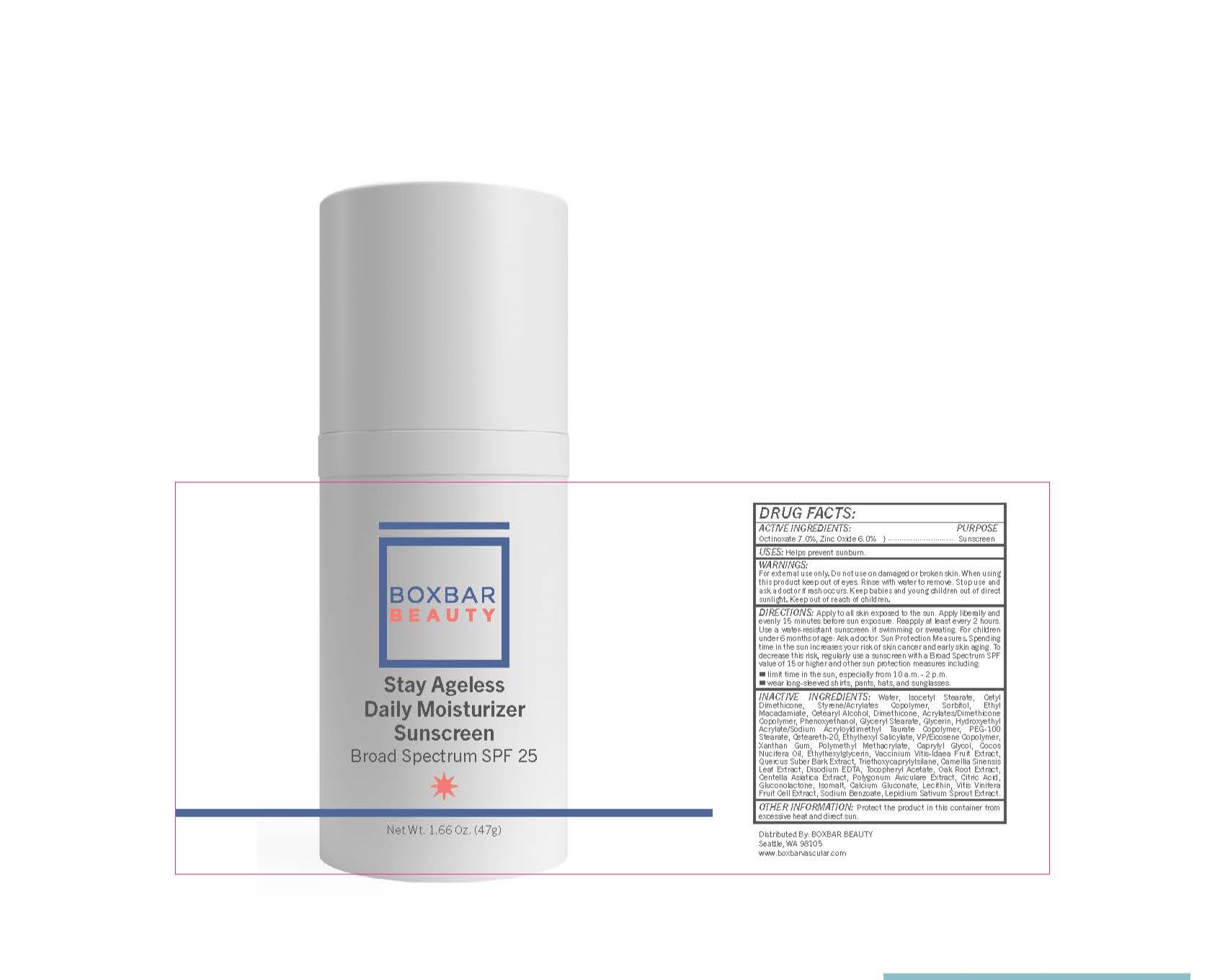 Pill image for Stay Ageless Daily Moisturizer Sunscreen Broad Spectrum Spf 2525