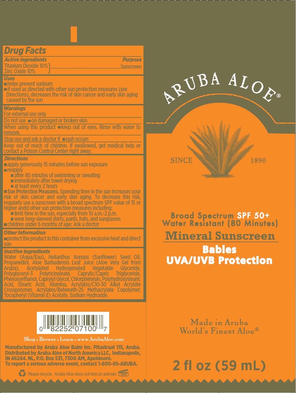 Pill image for Broad Spectrum Water Resistant Spf 50 Mineral Sunscreen Babies