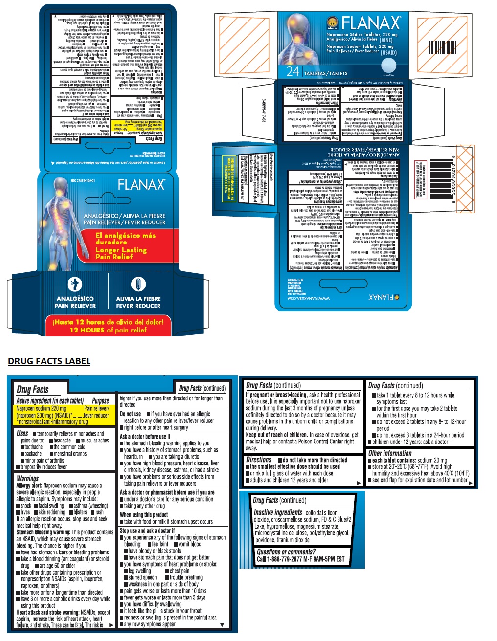 Pill image for Flanax Pain Reliever / Fever Reducer