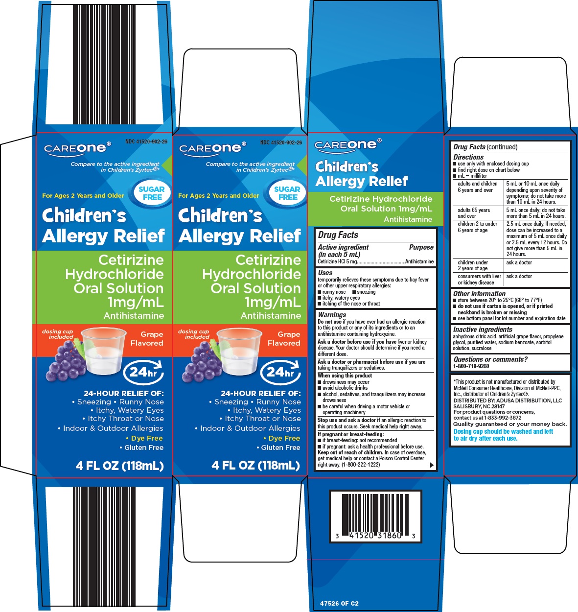 Pill image for American Sales Company Children’s Allergy Relief Drug Facts