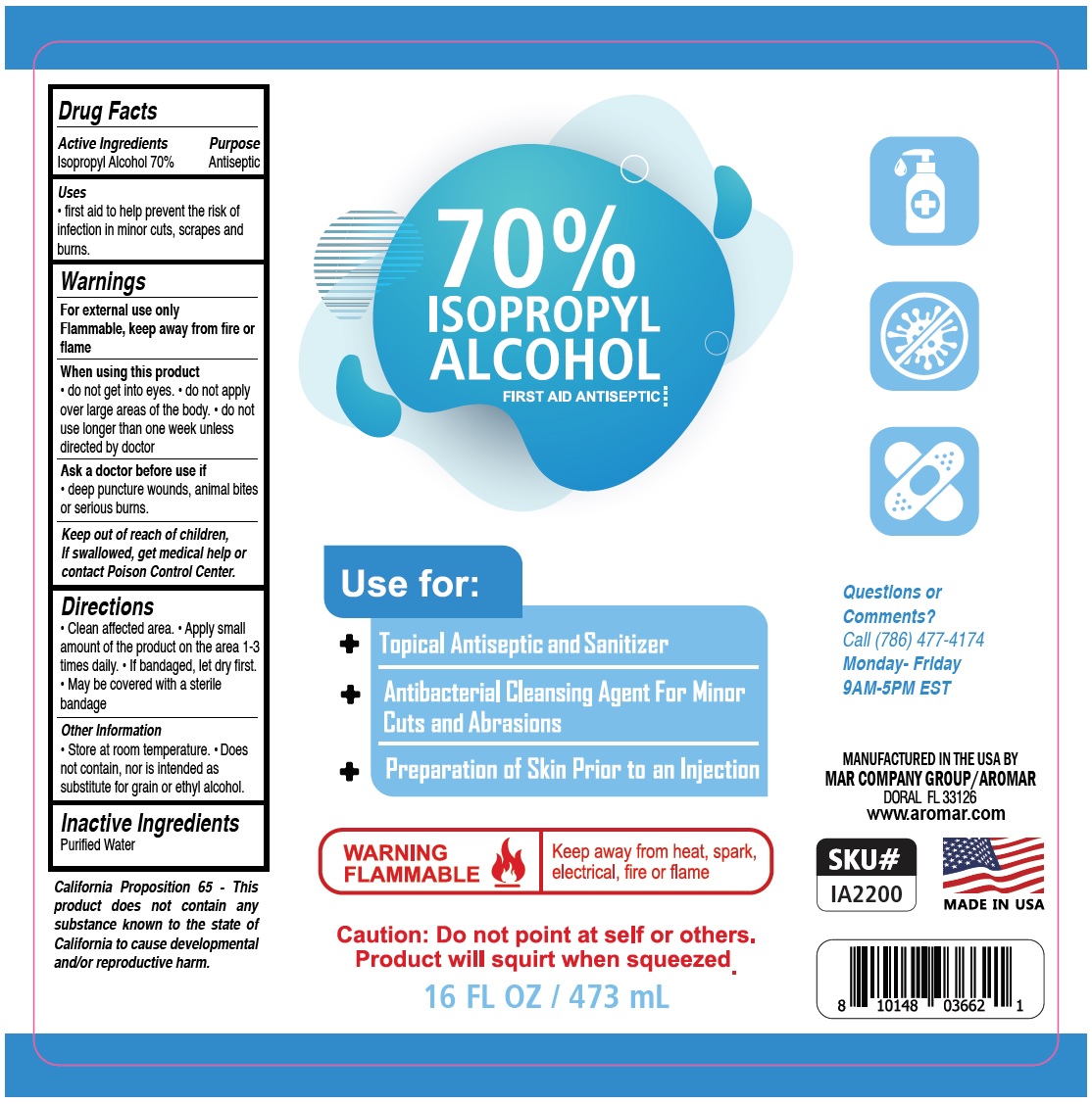 Pill image for 70% Isopropyl Alcohol First Aid Antiseptic