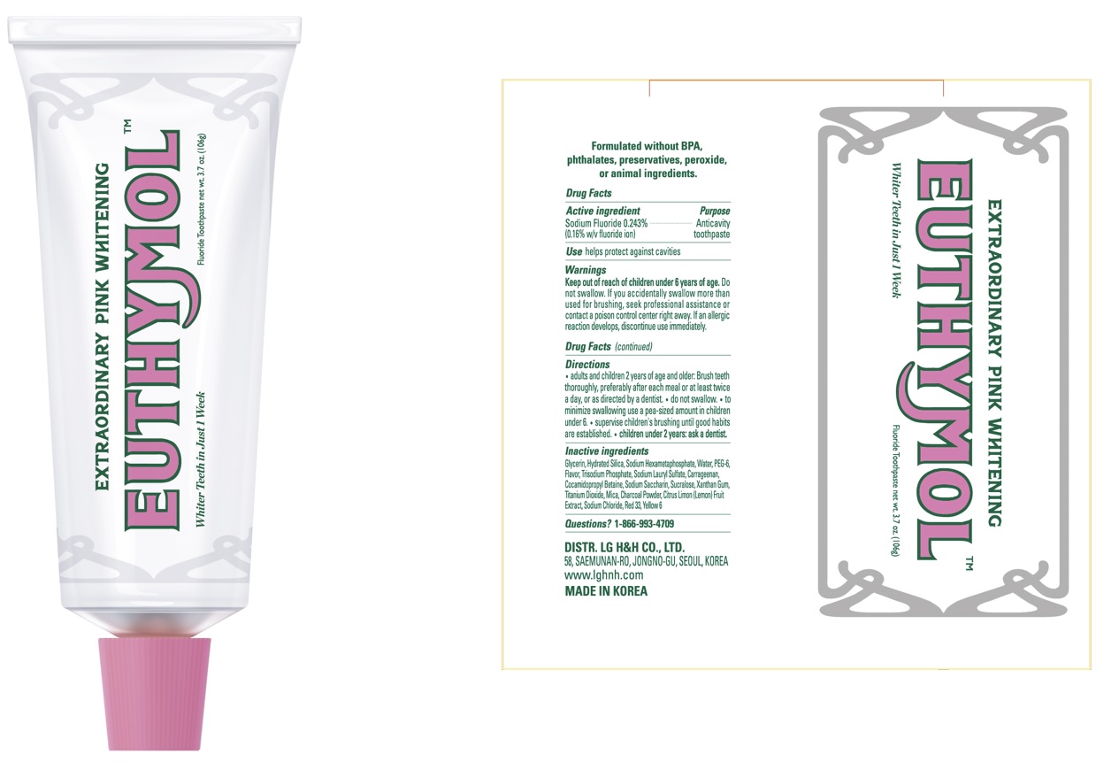 Pill image for Euthymol Extraordinary Pink Whitening Toothpaste (106g)