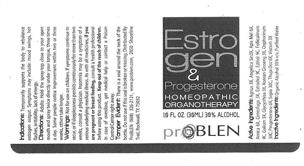 Pill image for Problen Estrogen & Progesterone