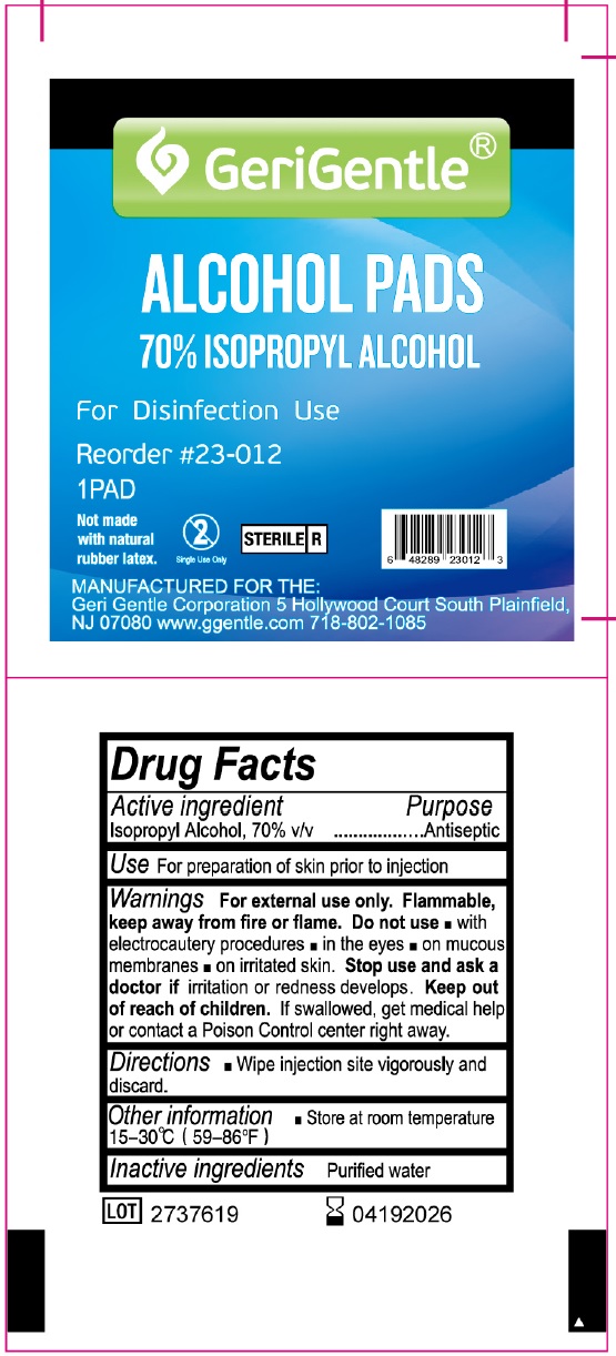 Pill image for Gerigentle Alcohol Pads