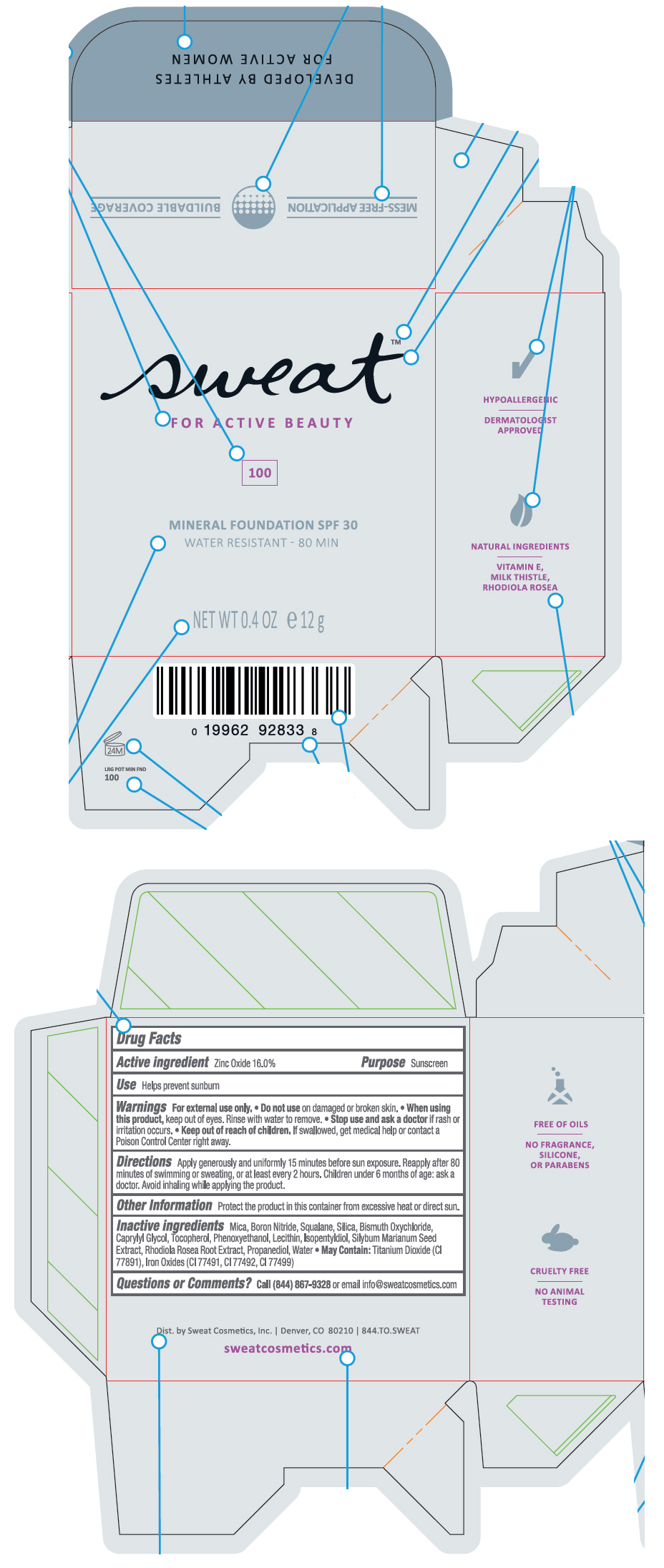 Pill image for Sweat™ Mineral Foundation Spf 30