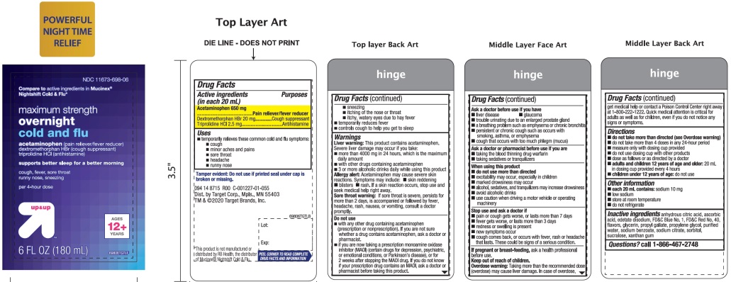 Pill image for Target Maximum Strength Overnight Cold & Flu