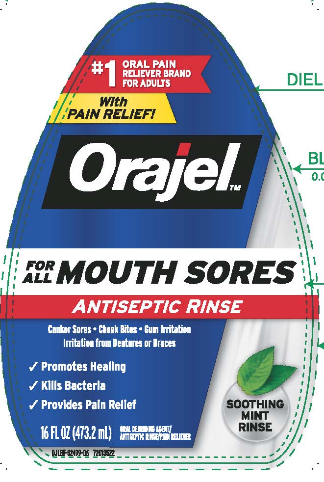 Pill image for Orajel Antiseptic Rinse For All Mouth Sores